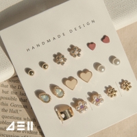 Smooth Heart Earring &amp; Earcuff [17個セット]