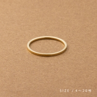 CREAM-DOT | ステンレス製 リング 指輪 金属アレルギー 316L つけっぱなし サージカルステンレス レディース ピンキーリング 1mm幅 大きいサイズ 4号 7号 9号 12号 15号 17号 20号 大人 ゴールド シルバー ピンクゴールド