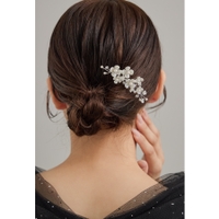 ヘアクリップ・バレッタ シルバー/銀色系（レディース