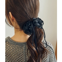 ヘアアクセサリー ブラック/黒色系（レディース） - ファッション通販