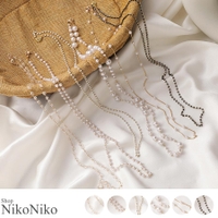 ShopNikoNiko | 冬新作 マスクチェーン  アクセサリー マスクチェーン パール ゴールド上品 大人 カジュアル トレンド 韓国ファッション レディース