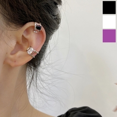 M marcydorn マーシードルン | ピアス/イヤリング スクエアビジュー ワイドイヤーカフ 1個 イヤリング ピアス