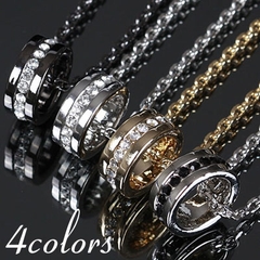 2連 黒スピネルカット ヘマタイトモチーフチェーンネックレス メンズ 品番 Qu Aquagaragemens アクアガレージメンズ のメンズファッション通販 Shoplist ショップリスト