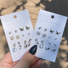 L lattencos ラテアンドコス ﾗﾃｱﾝﾄﾞｺｽ らてあんどこす | マルチ ピアス 6SET韓国 ピアス セット セットピアス カジュアル カジュアルピアス デイリーアイテム セットアイテム アクセサリー ファッション小物 マルチピアス lattencos ラテアンドコス