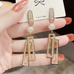 M miniministore ミニミニストア ﾐﾆﾐﾆｽﾄｱ ミニミニ みにみにすとあ | スクエアピアス レディース 揺れるおしゃれ