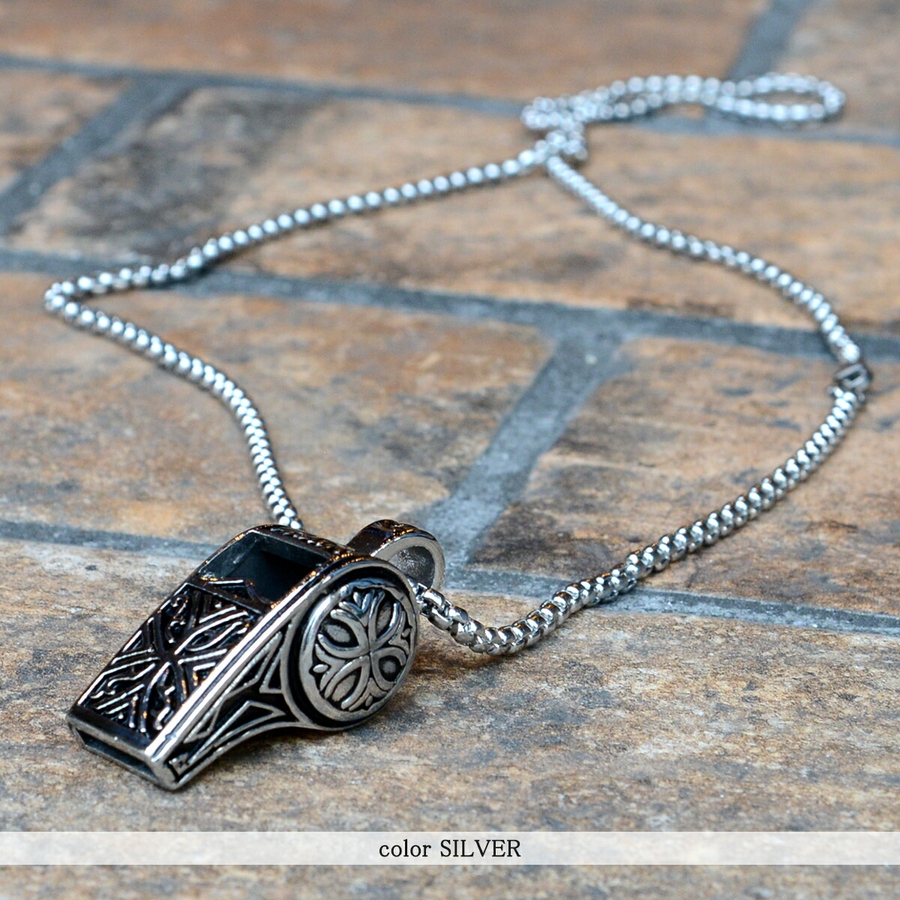 ホイッスル ネックレス メンズ[品番：OCGW0001940]｜ONE 4 PREMIUM