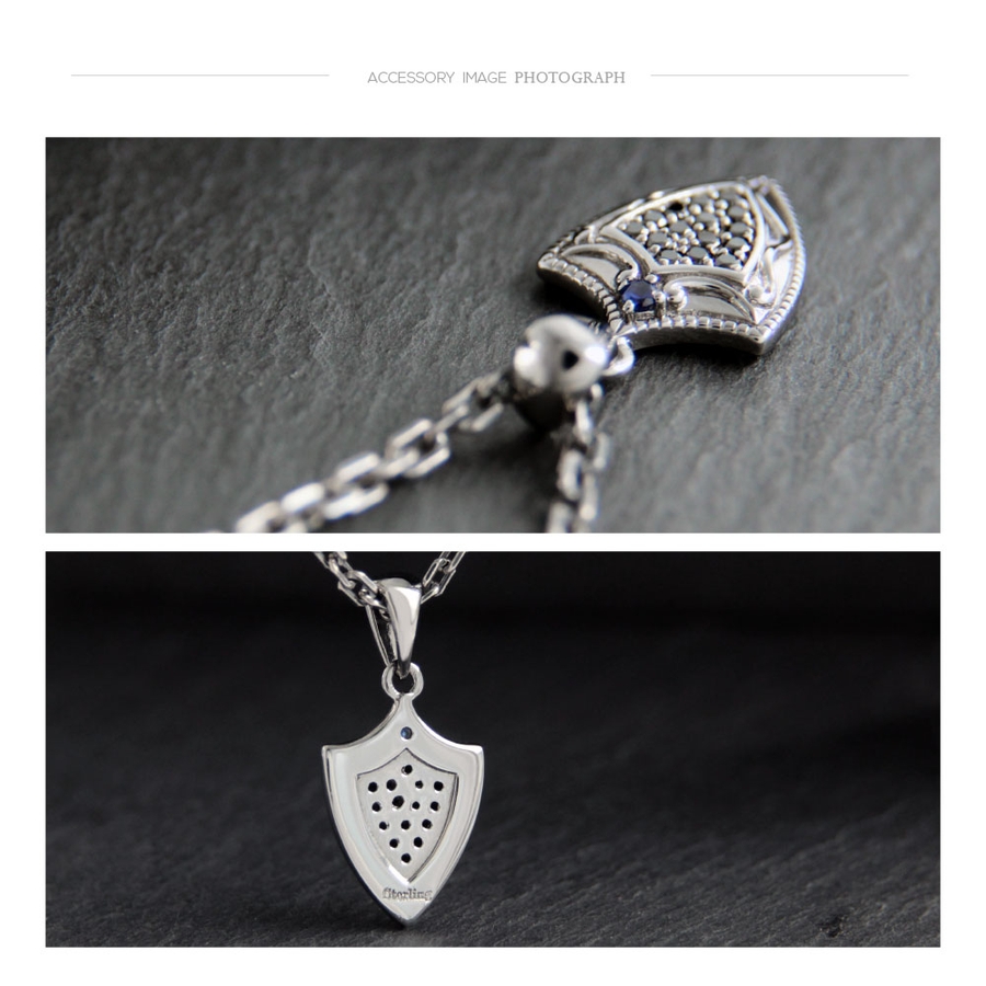 シルバーアクセサリー】【ネックレス】◇pe2160 ch 騎士道の象徴