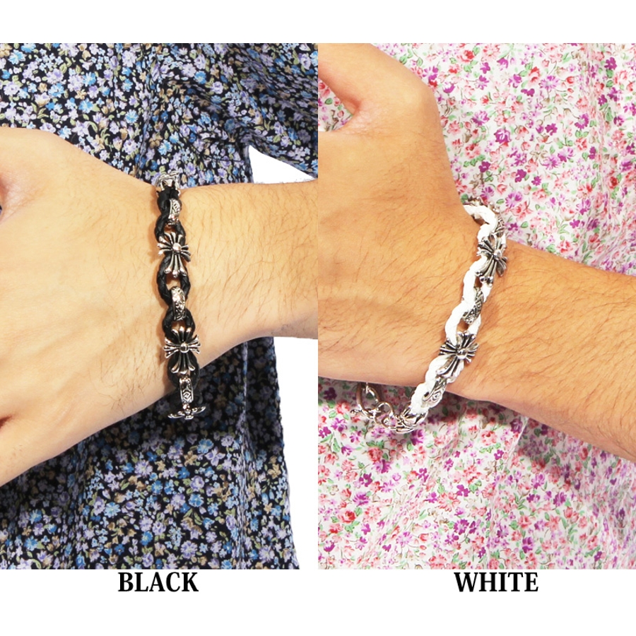 クロス ブレスレット アクセサリー メンズ レディース:::8 SINSS ブレスレット Cross bangle / クロスバングル メンズ
