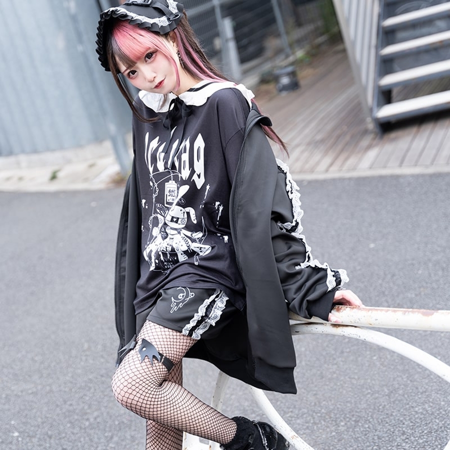 ジャージヘッドドレス BK 原宿[品番：ACDW0002701]｜ACDCRAG