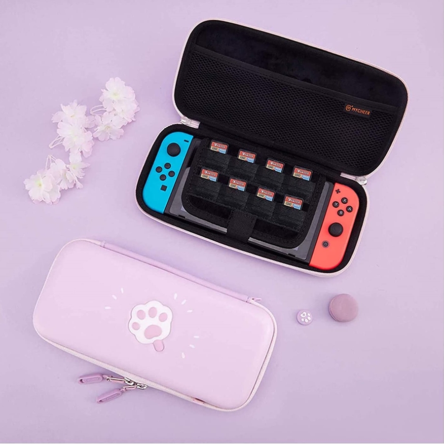 Nintendo Switch ケースとmicroSD128GB付【美品】 Nintendo Switch2 専用 スリムハードポーチ 収納ケース ハード