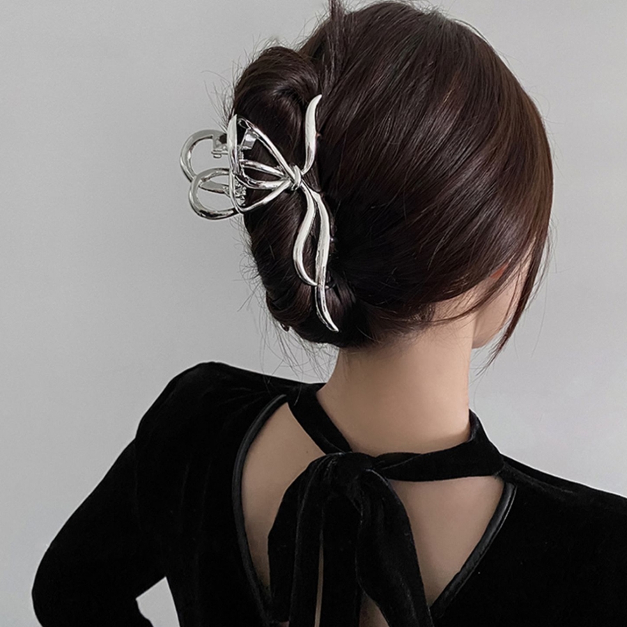 【冬バーゲン★】 メタルヘアクリップ バンスクリップ 韓国[品番：AGCW0004305 その他