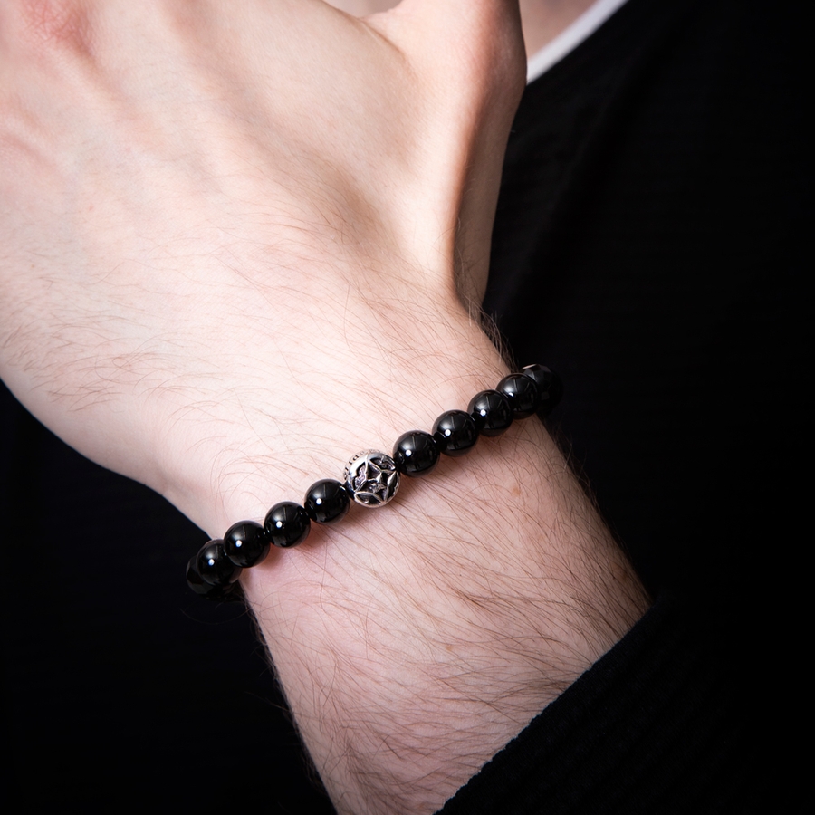 アルテミスクラシック/トレサリーオニキス数珠ブレスレット[品番