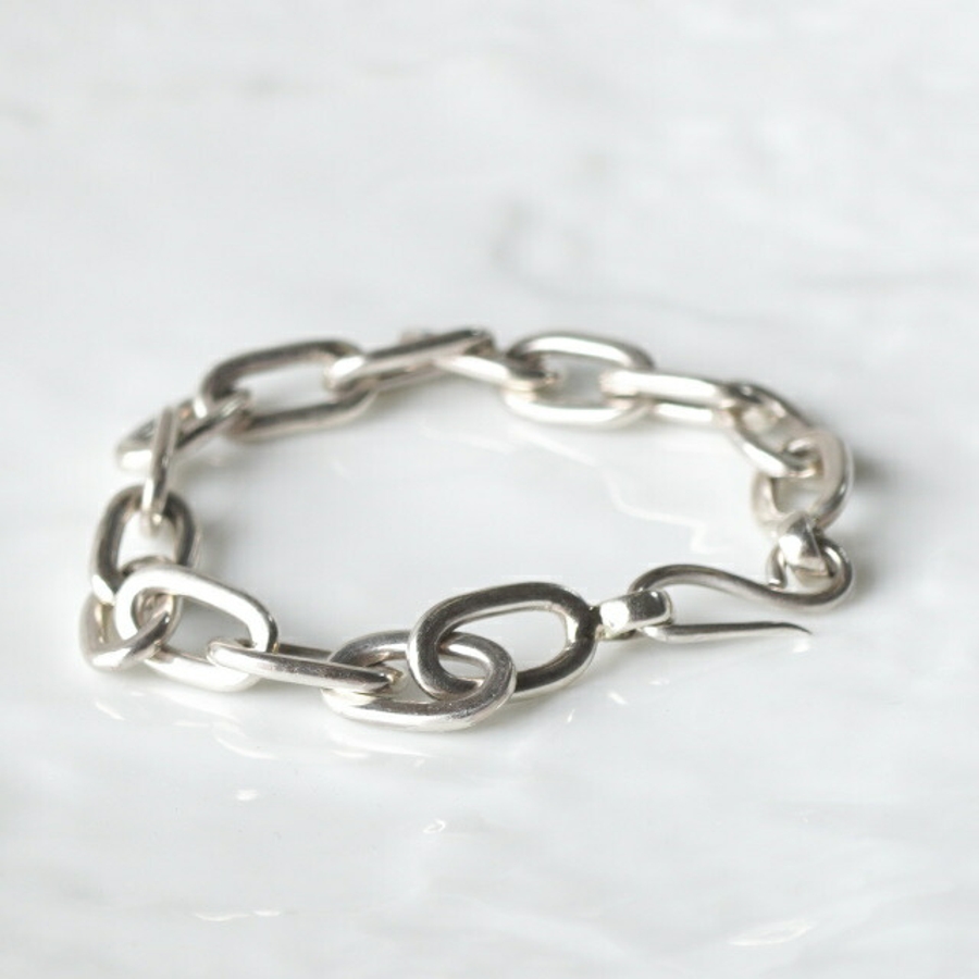 シルバー925 ブレスレット 太め[品番：YUKA0008623]｜laplateriashu