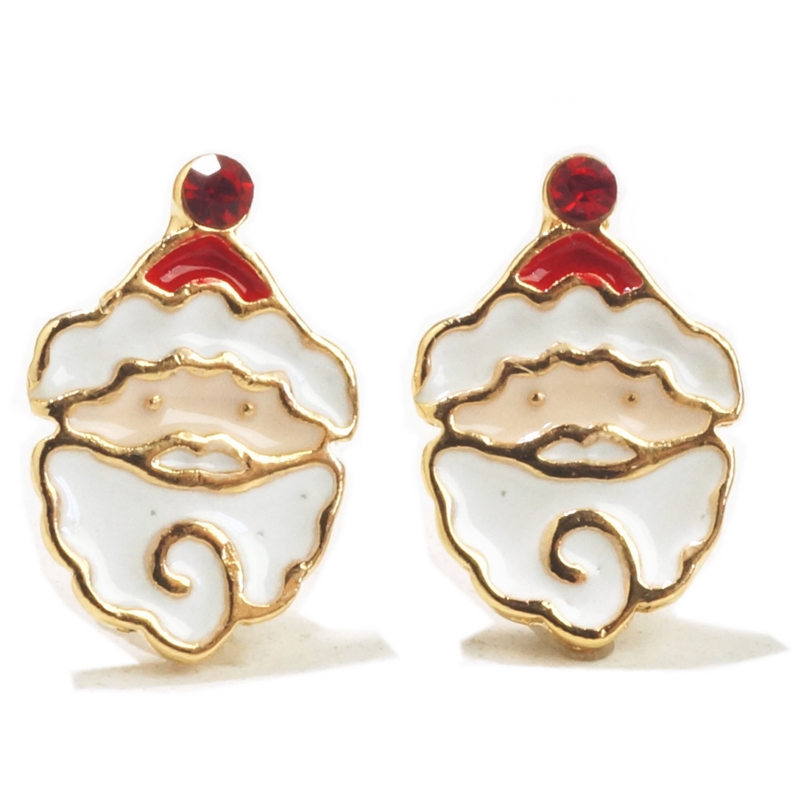 クリスマスピアス 樹脂ポスト 樹脂ピアス[品番：YUKA0006013