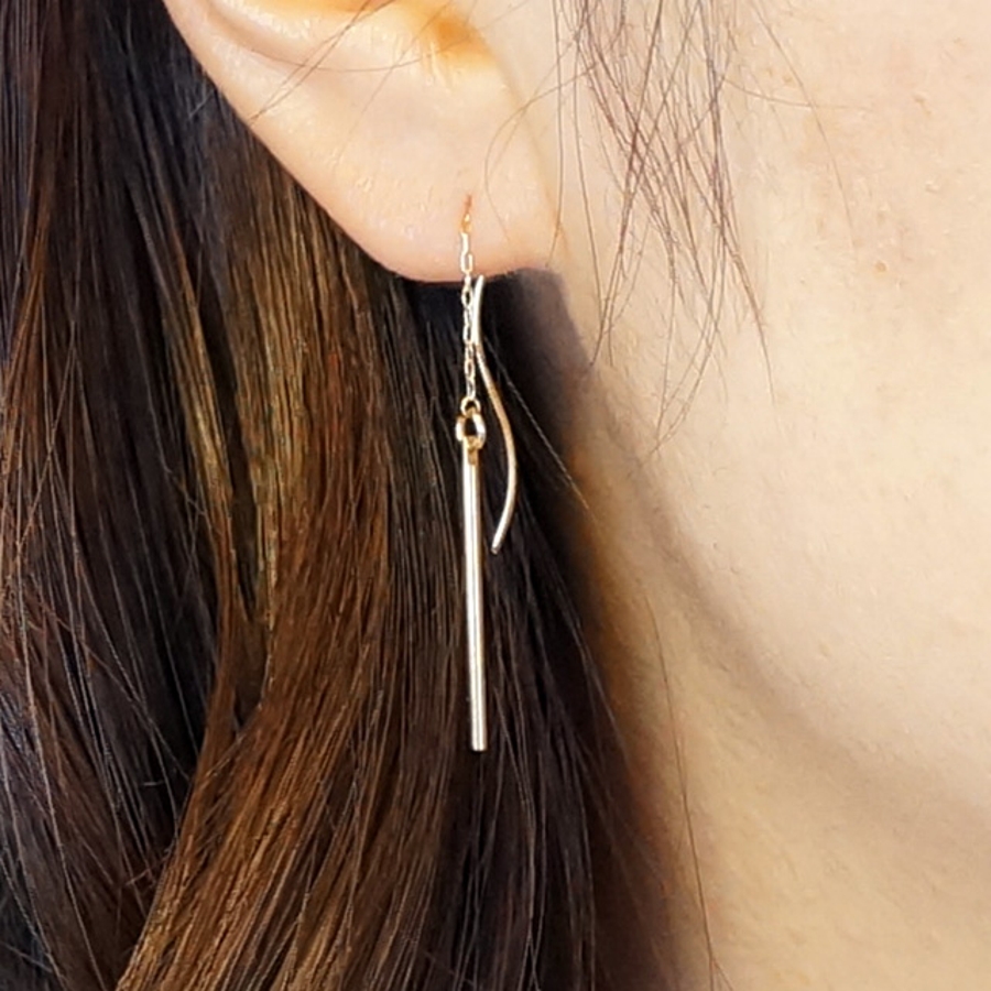 K18 ダイヤモンド 軟骨ピアス・ボディピアス 16G/14G – PICOLLET