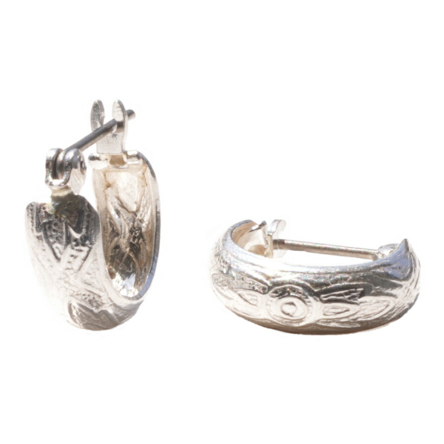 シルバーピアス シルバー925 フープピアス[品番：YUKA0008593