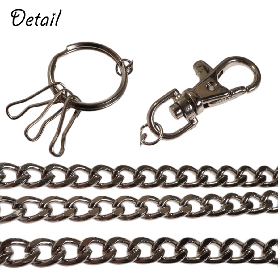 メンズアクセサリー ウォレットチェーン チェーン幅6mm[品番