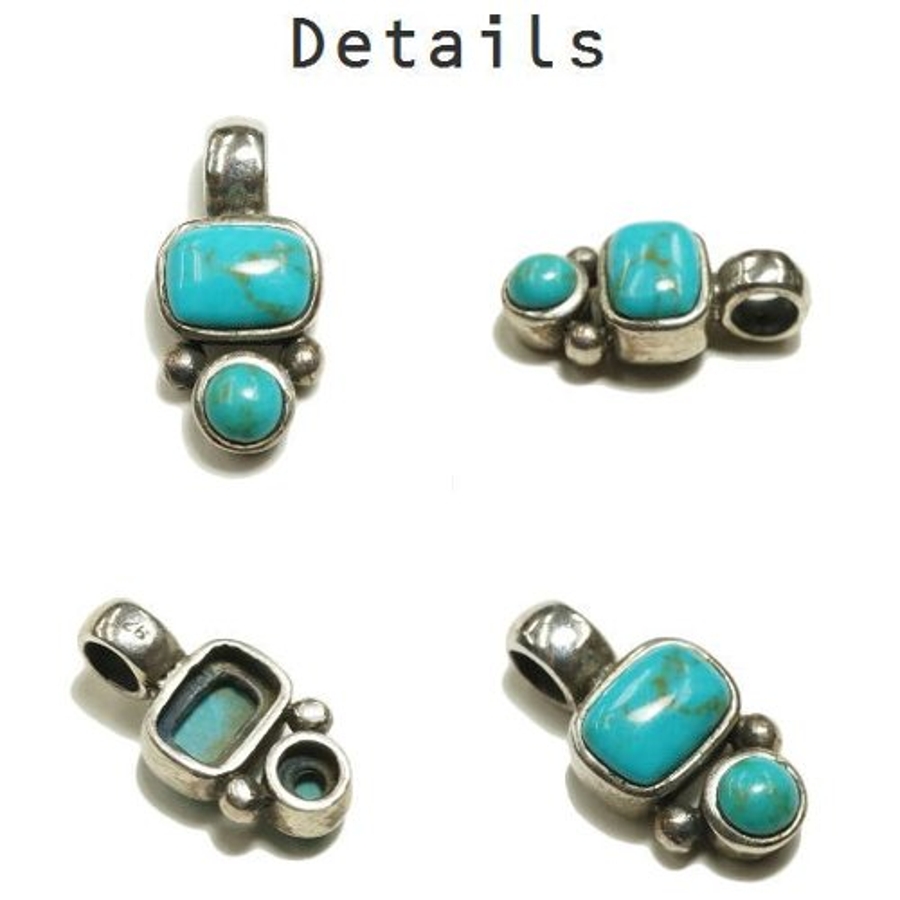 青い石の16号シルバーリングとペンダントセット 青い石の16号シルバーリングとペンダントセット 青い石の16号