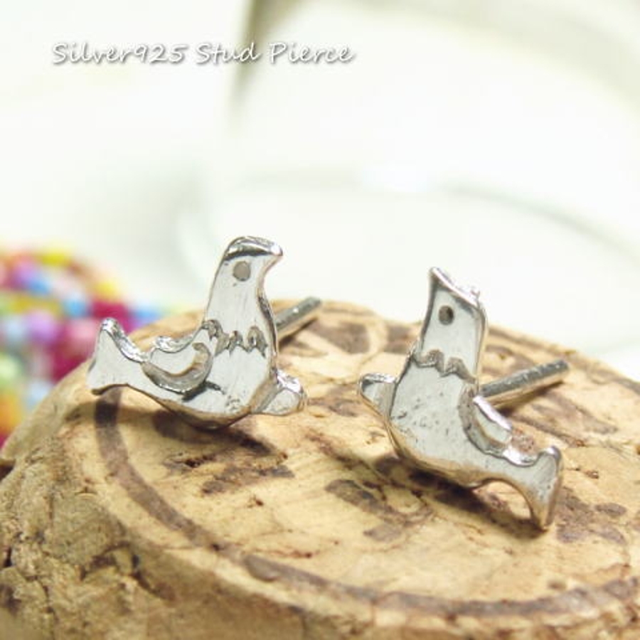 水族館の人気者 芸達者なアザラシのピアス アクセサリー[品番