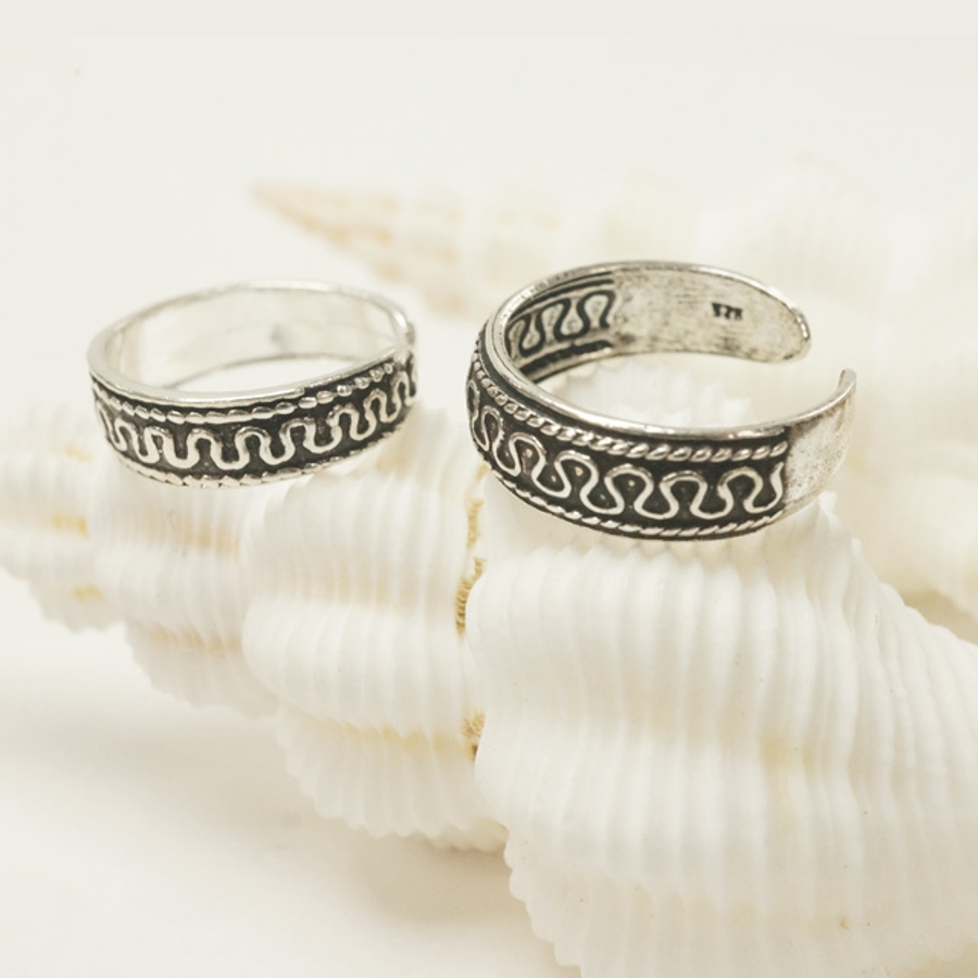 フリーサイズリング 独特なエスニックな模様がオシャレな足指リング  アクセサリー[品番：YUKA0004468]｜YUKATANゆかたん（ユカタン）のレディースファッション通販｜SHOPLIST（ショップリスト）