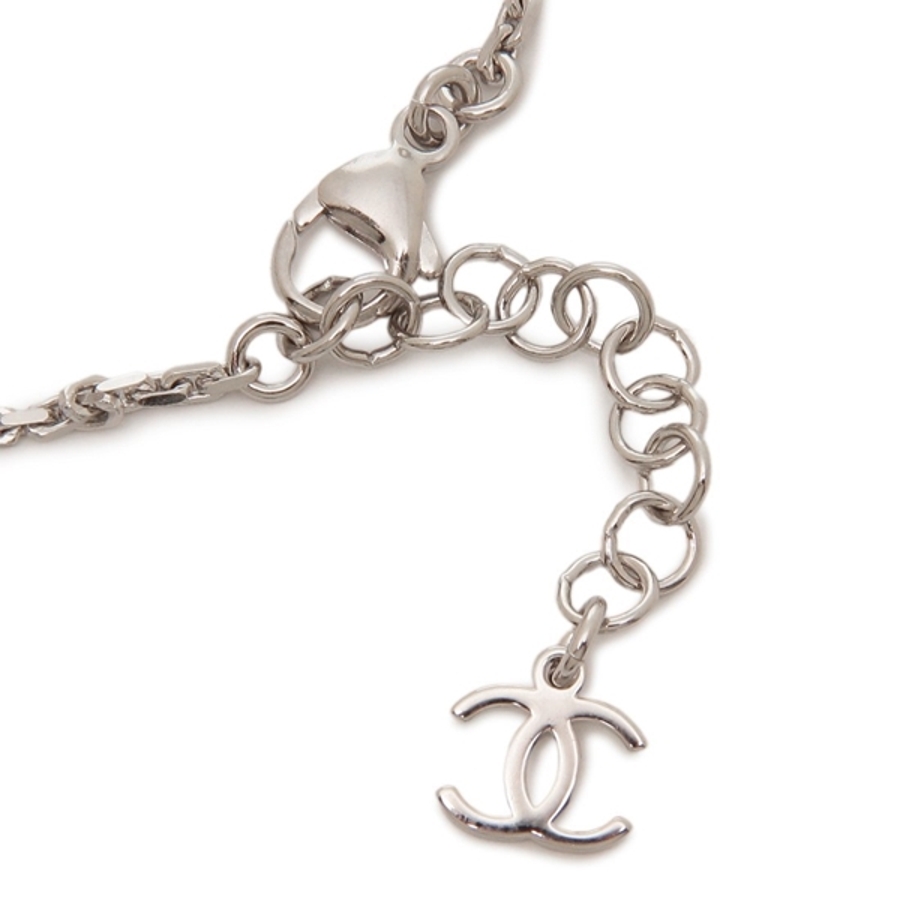 CHANEL　シャネル　ココマークブレスレット シルバー　ブラック シャネル CHANEL ココハート ブレスレット ブラック×ゴールド