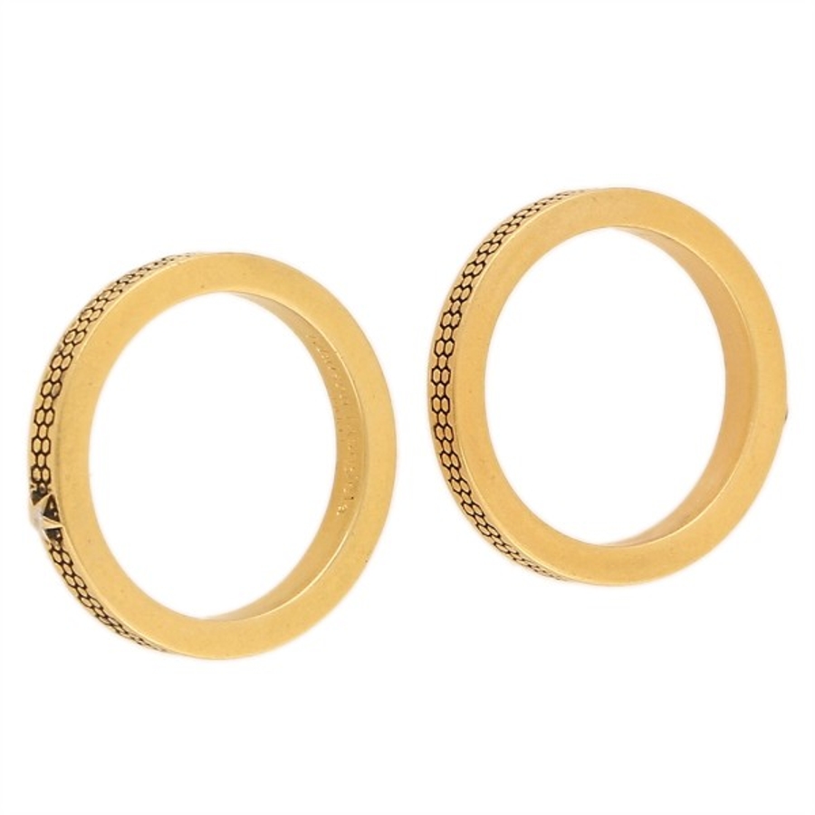 ひろき Maison Margiela ゴールド ピアス メゾンマルジェラ ピアス 片耳用 ロゴピアス ゴールド ユニ