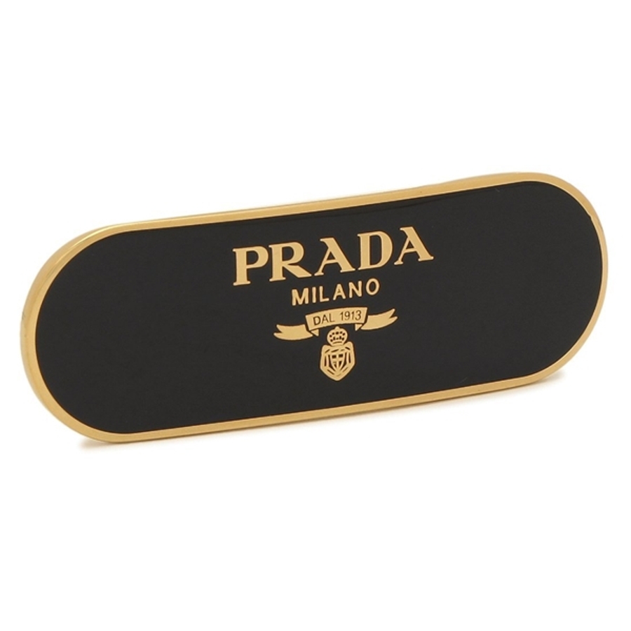 Prada ロゴ ヘアクリップ | ブラック | FARFETCH JP
