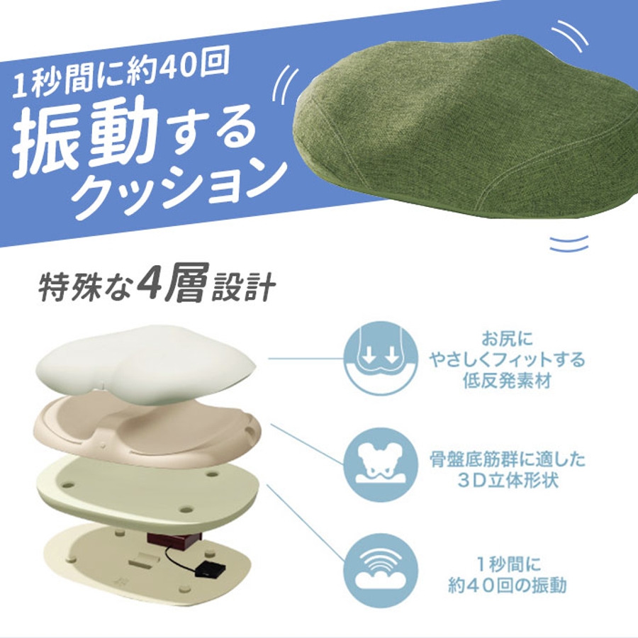 ラボネッツ 骨盤底筋エクササイズクッション キュットブル[品番
