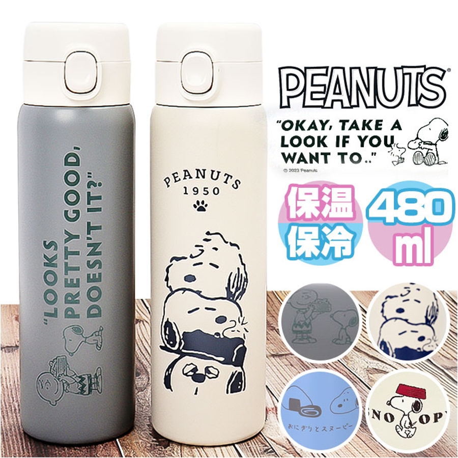 キャラクター ワンプッシュステンレスボトル 480ml[品番