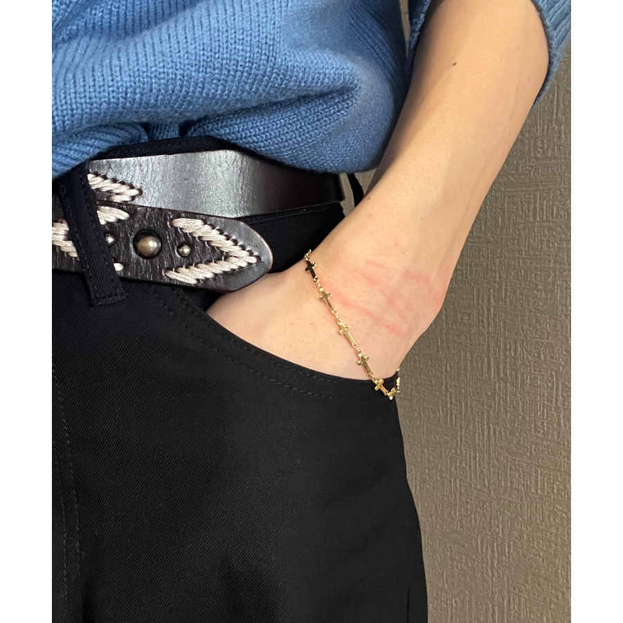 ゴールド ブレスレット 十字架[品番：BTJM0000447]｜BEAT JIVE（ビート