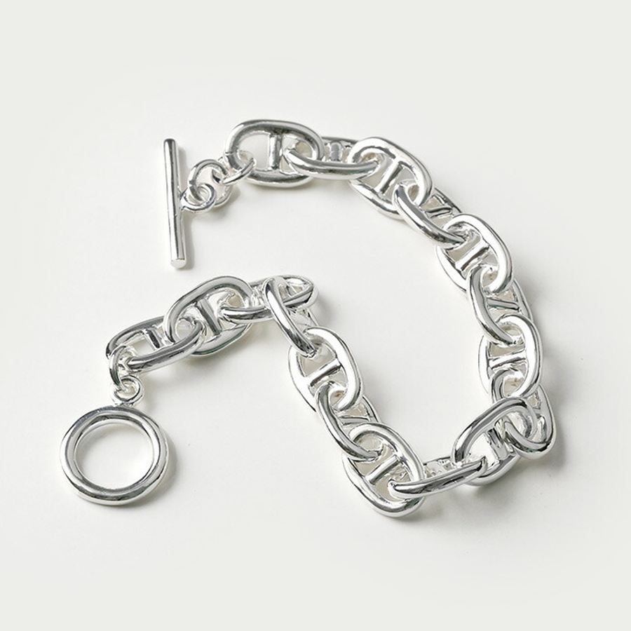 ✵A&G(エーアンドジー) シルバーチェーンブレスレット ✵アクセサリー保管箱 ✵A&G(エーアンドジー) シルバーチェーンブレスレット