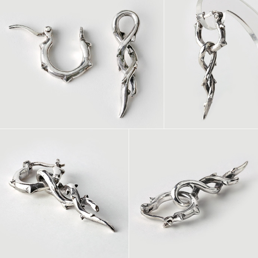 ★お値下げ★ TAUJAN タウジャン シルバーフックピアス(片耳) 美品【TAUJAN】タウジャン シルバー ピアス (片耳) 激安