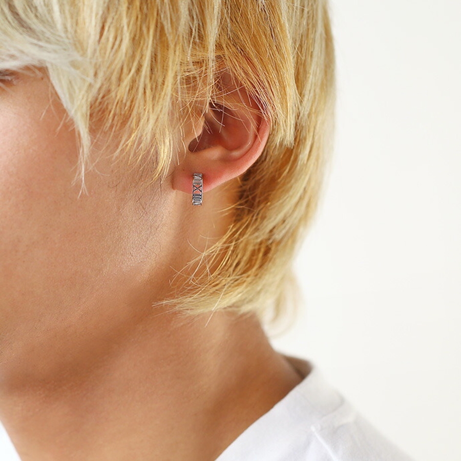 ピロット　様　ピアス　No.5064 Hirotaka ダイヤモンド ショートバー ピアス K10YG 片耳用