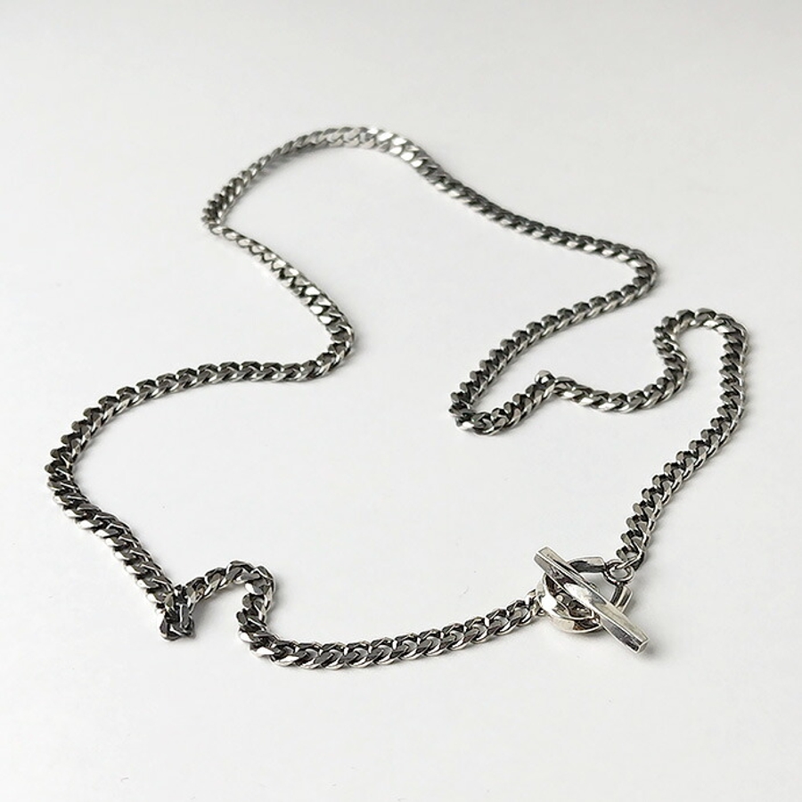 ツイスト ホースシュー 喜平 チェーン ネックレス 52cm[品番