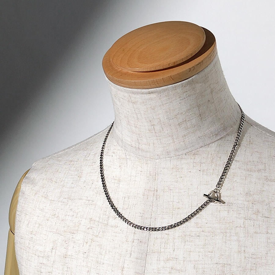 ツイスト ホースシュー 喜平 チェーン ネックレス 52cm[品番