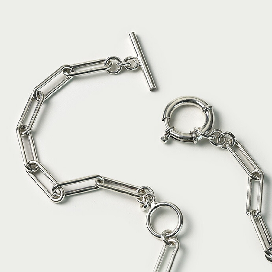 た*様 シルバー あずきウォレットチェーン フラットあずきウォレットチェーン ショート STRIXXX