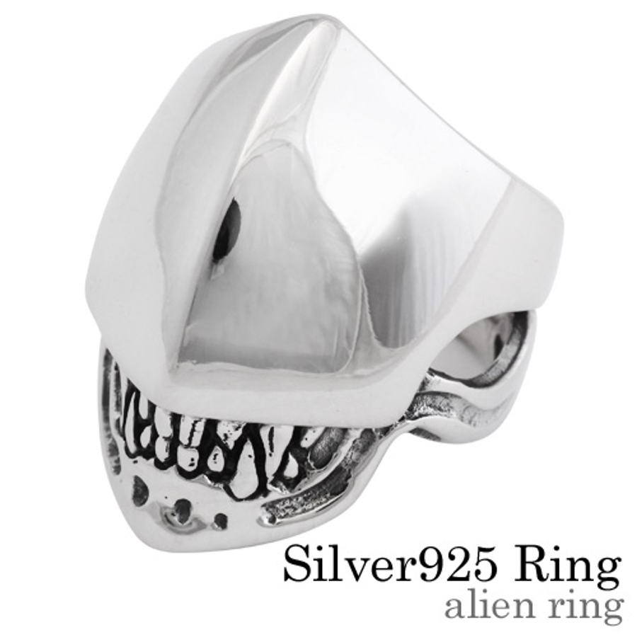 【関税込み】Alan Crocetti シルバー Hard Alien リング Hard Alien Ring - Rhodium Vermeil – ALAN CROCETTI