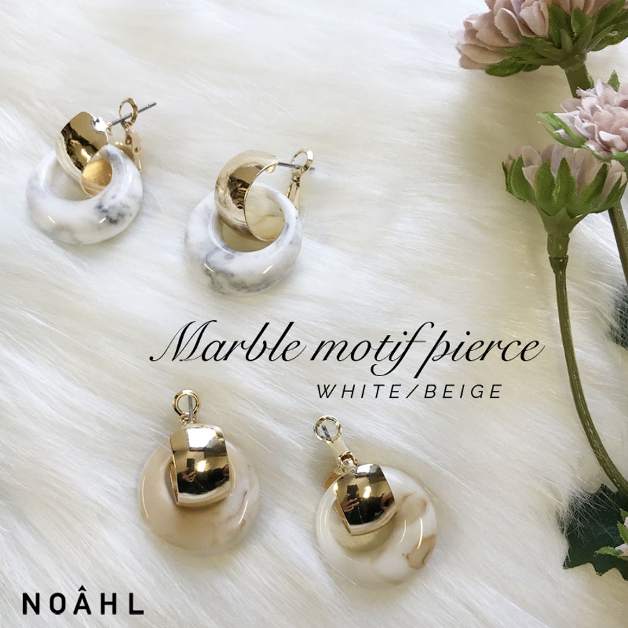 2way大理石モチーフピアス 品番 qw Noahl ノアル のレディースファッション通販 Shoplist ショップリスト