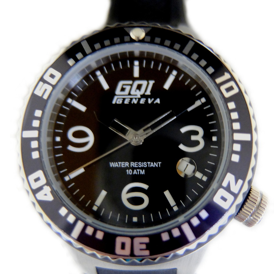 GQI Geneva 腕時計 GQ-112 ブラック