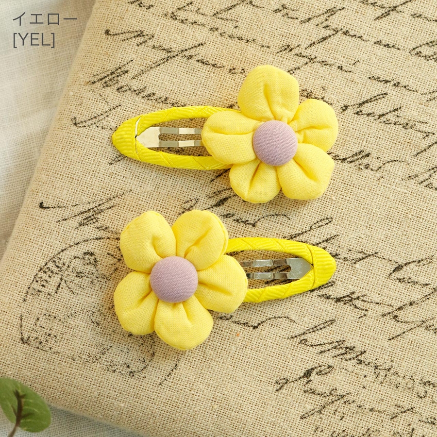 レトロかわいいお花ヘアピン 小 2個セット[品番：CATK0003467