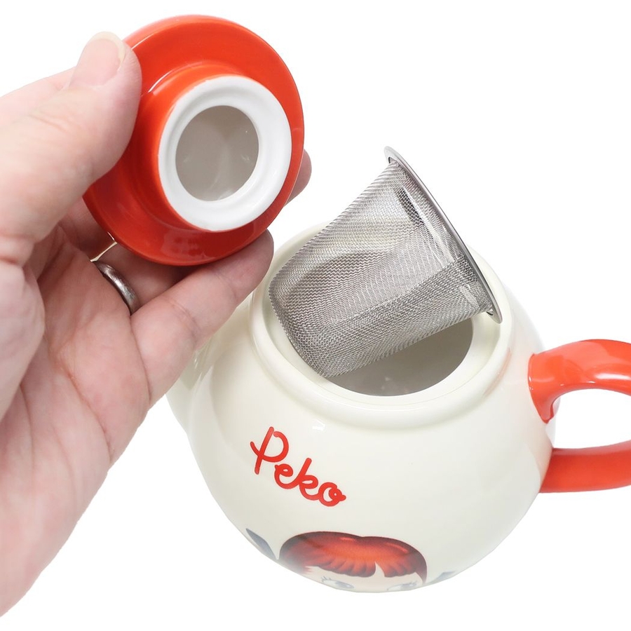 不二家のペコちゃん 磁器製急須 ティーポット[品番：BREW0056510