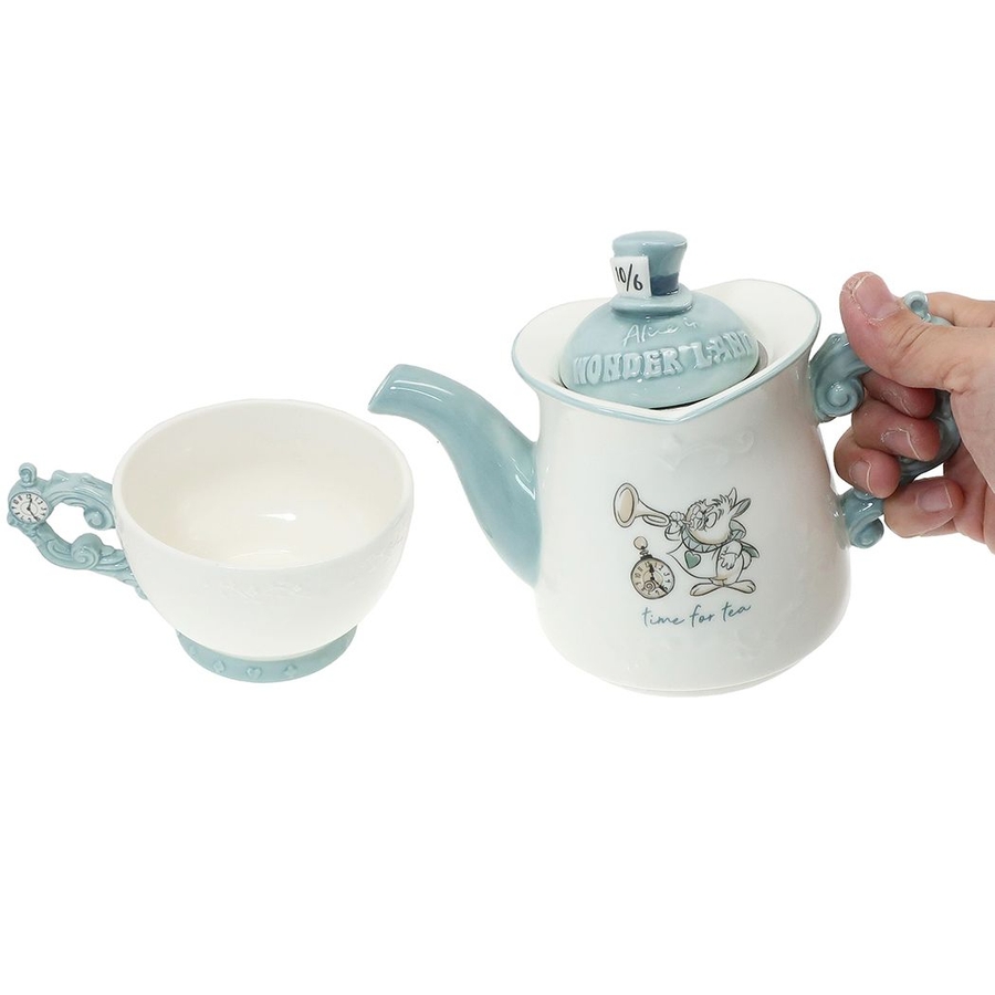 ふしぎの国のアリス 磁器製 ティーポット[品番：BREW0056475