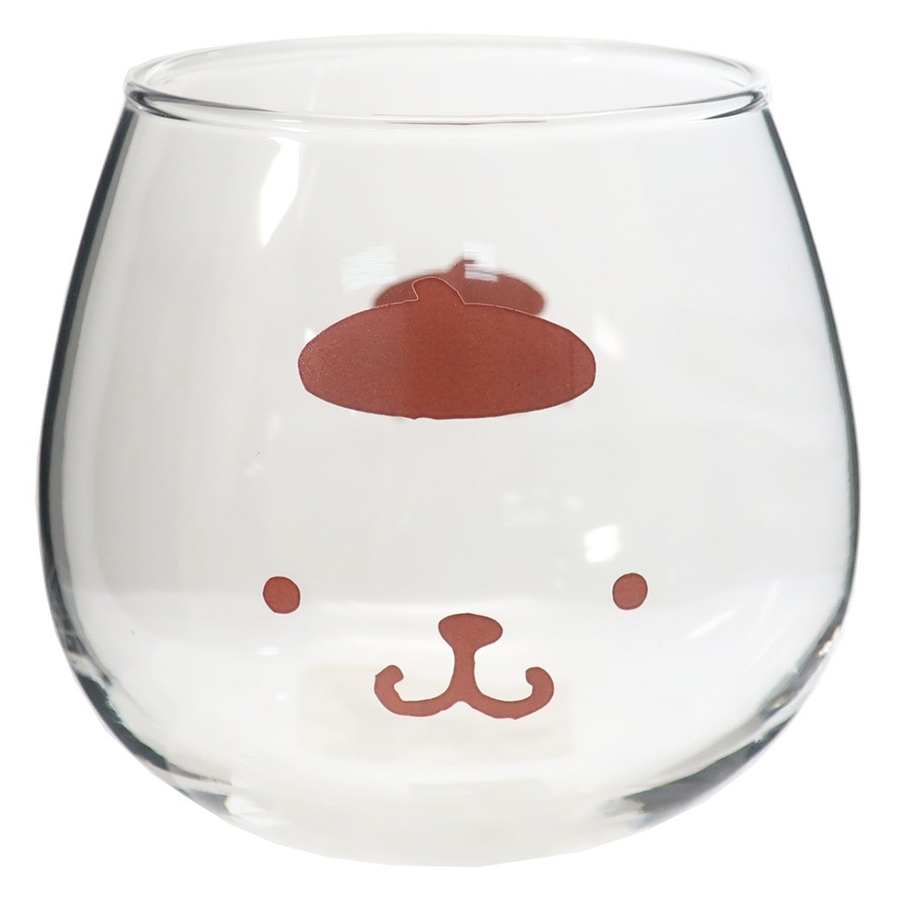 ポムポムプリン ガラスコップ ゆらゆら[品番：BREW0003402
