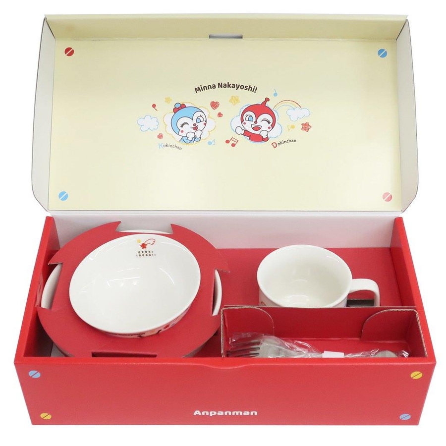 アンパンマン食器セット　2セット Amazon｜金正陶器(Kaneshotouki) 「 それいけ!アンパンマン