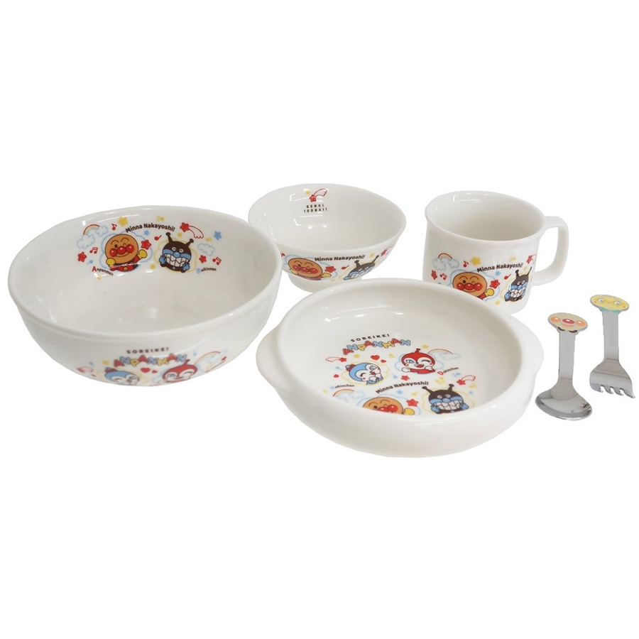 アンパンマン 食器セット こども食器ギフトセット[品番