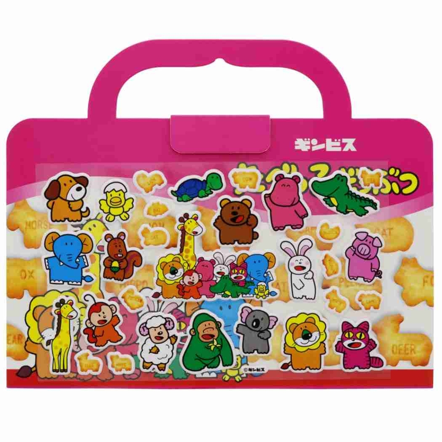 たべっ子どうぶつ ミニシールセット おでかけシールバッグ[品番