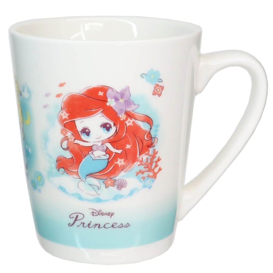 ディズニープリンセス　ビッグマグカップ DISNEY PRINCESS/ディズニープリンセス〉GLASS MUG/グラスマグ