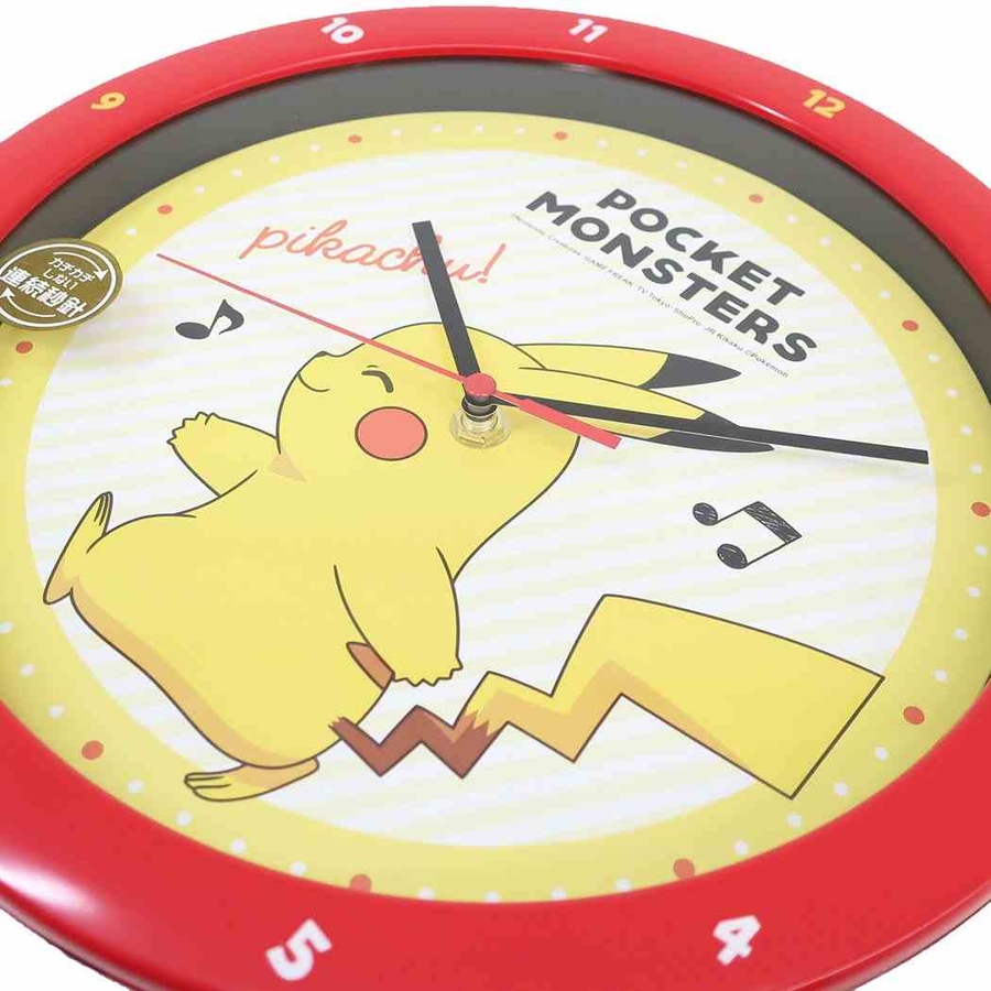 ポケットモンスター 壁掛け振り子時計 足振りウォールクロック