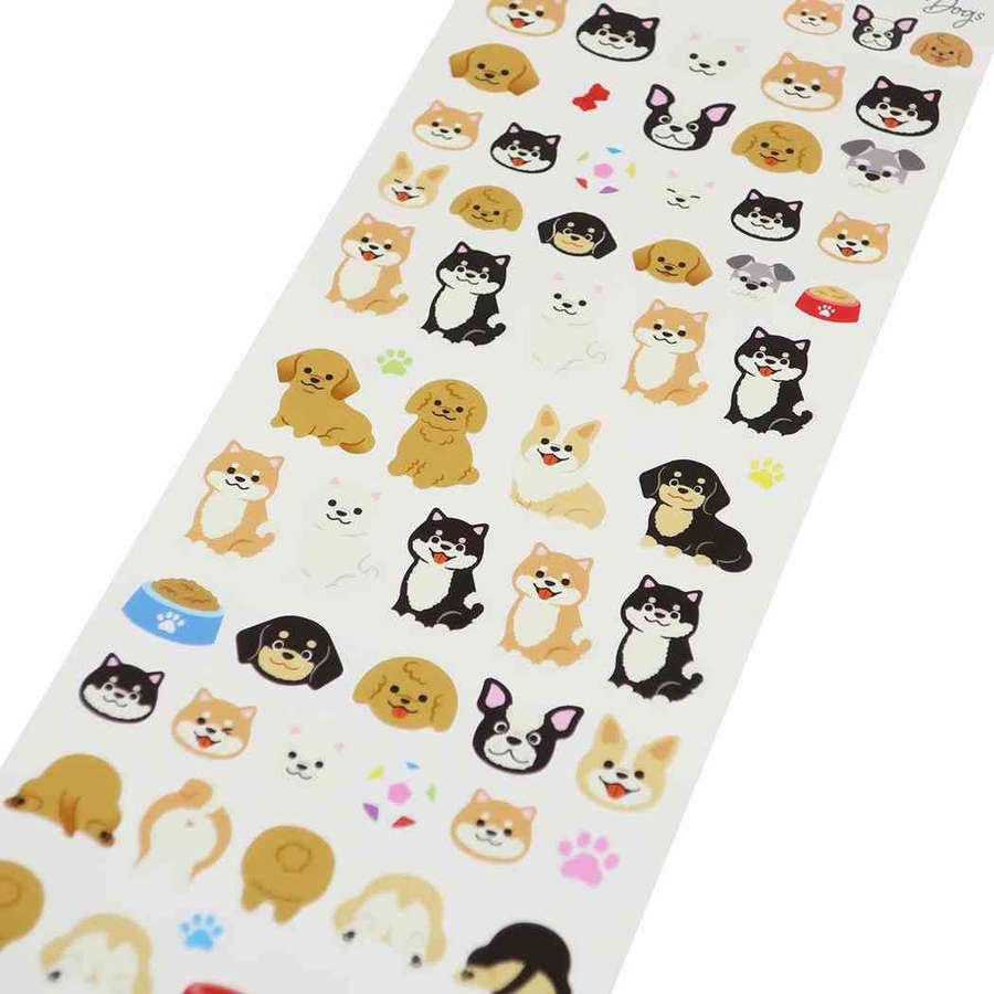 シールシート ペーパーシール 犬[品番：BREW0000612