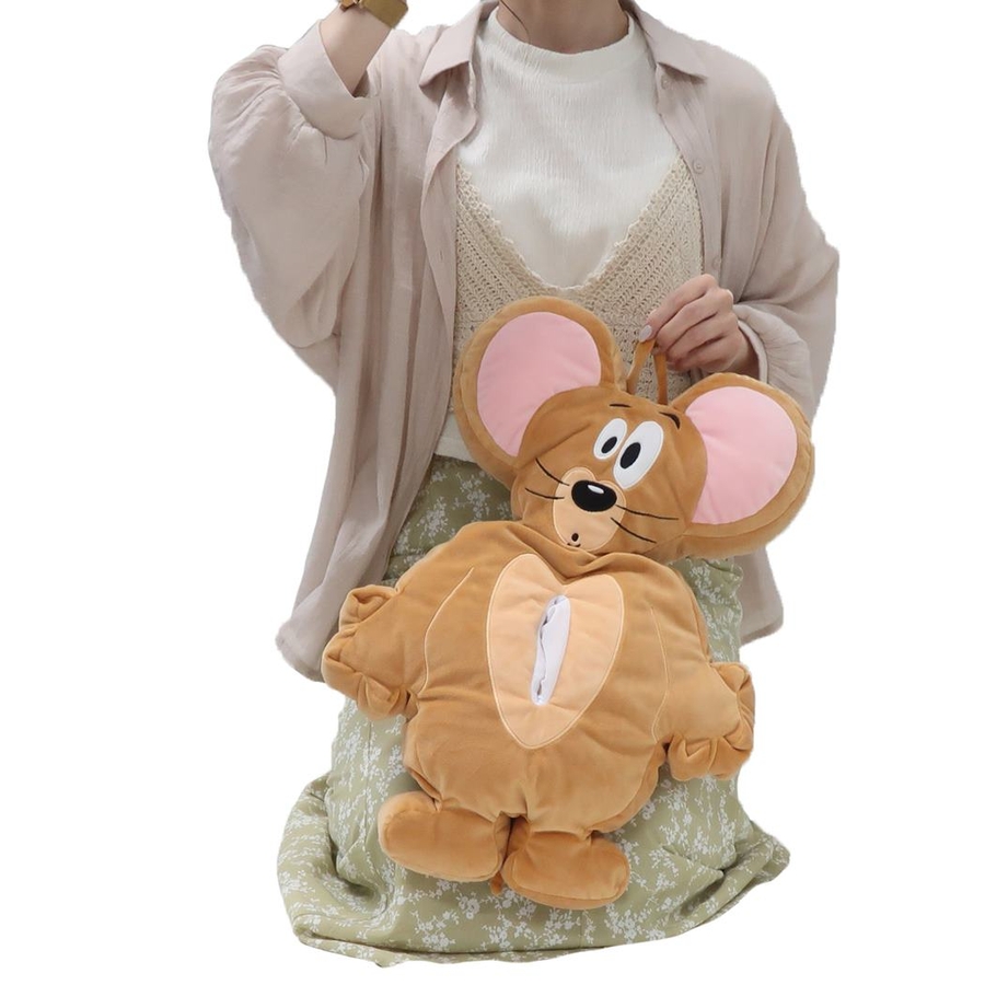 トムとジェリー ボックスティッシュケース ぬいぐるみティッシュBOX